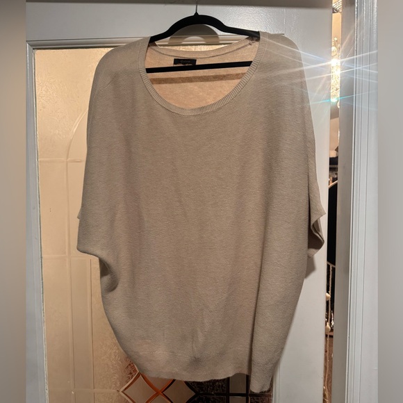 Cream oversized Quince cotton/viscose/cashmere sweater - Picture 1 of 5